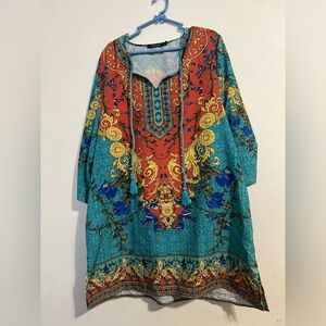 Elegant Multicolor Women's Tunic